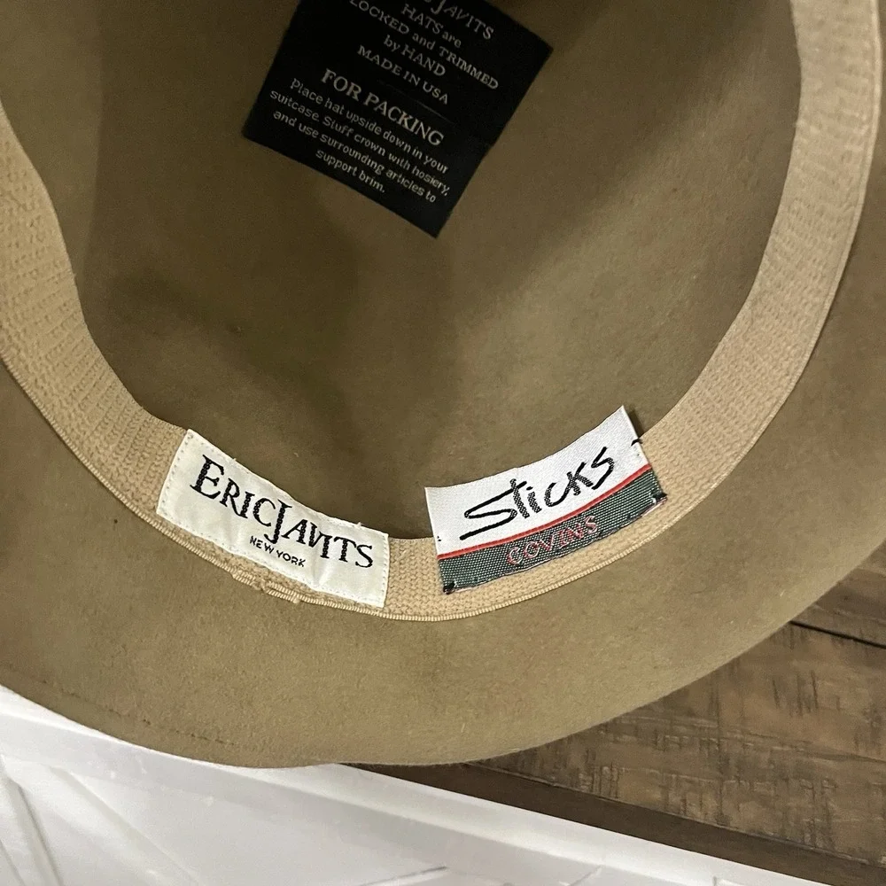Eric‎ Javits Women's Kim Wool Hat Beige - Picture 4 of 8